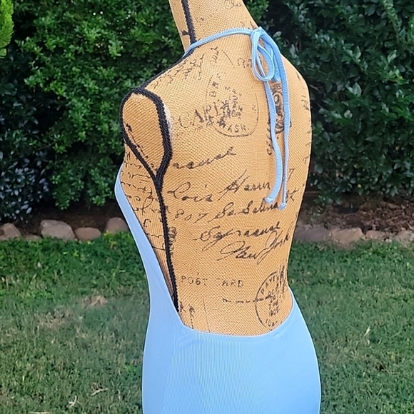 NEW Halterneck Mini Dress with Open Back - Picture 12 of 17